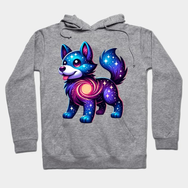 Cute Galaxy Dog Dog Owner Dog Lover Pet Lover Hoodie by Odetee